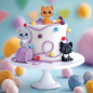 Preview: Silicone Mould - Easy Stand Cat